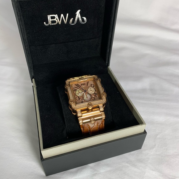 JB-6215-238-D "Phantom" Rose-Gold Diamond Watch - Picture 2 of 10
